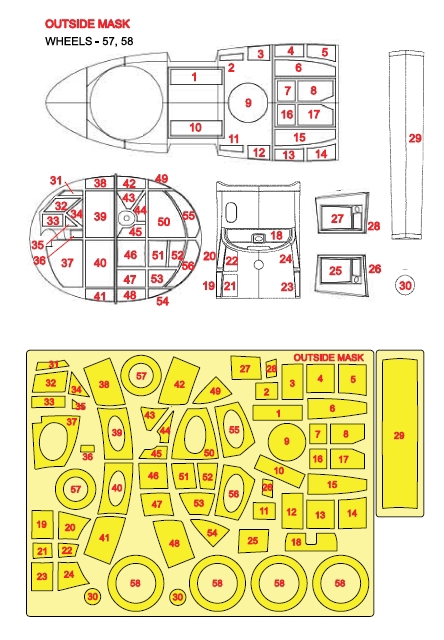 54083 1/48 Do 217 M mask (for ICM)