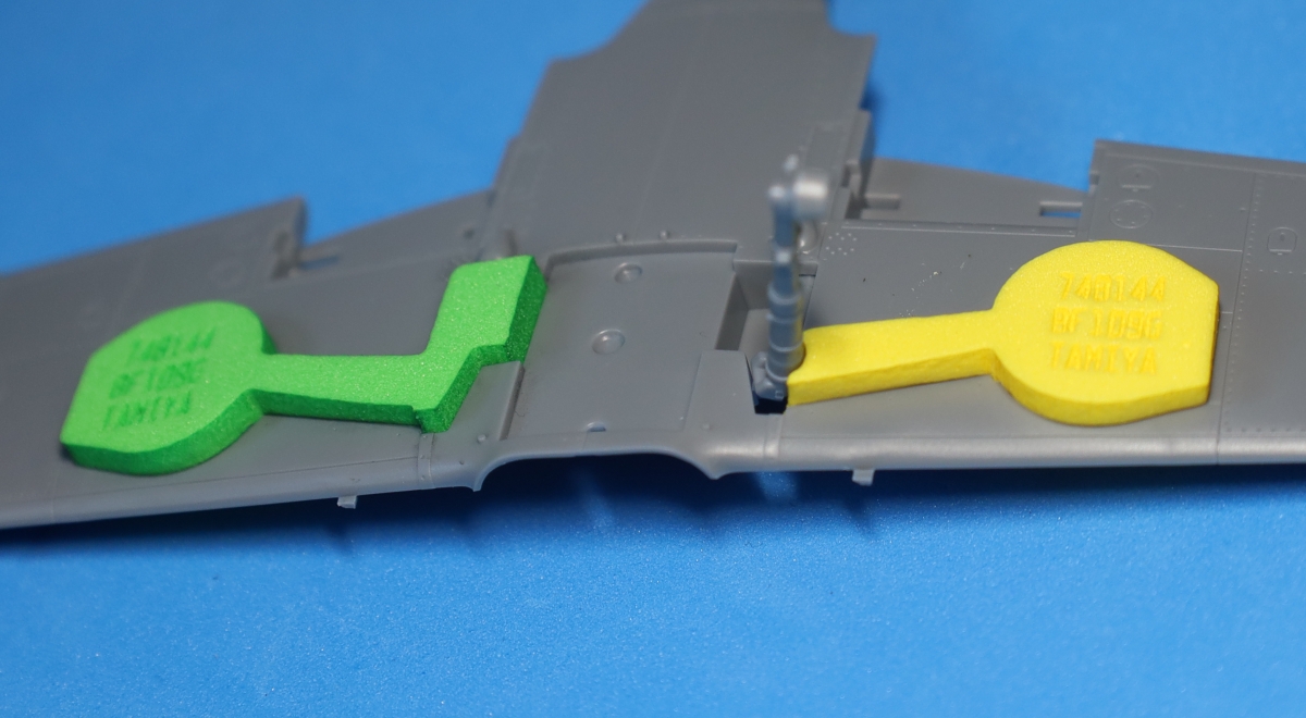 748144 1/48 Bf 109 G-6 wheel bay plugs (for Tamiya)