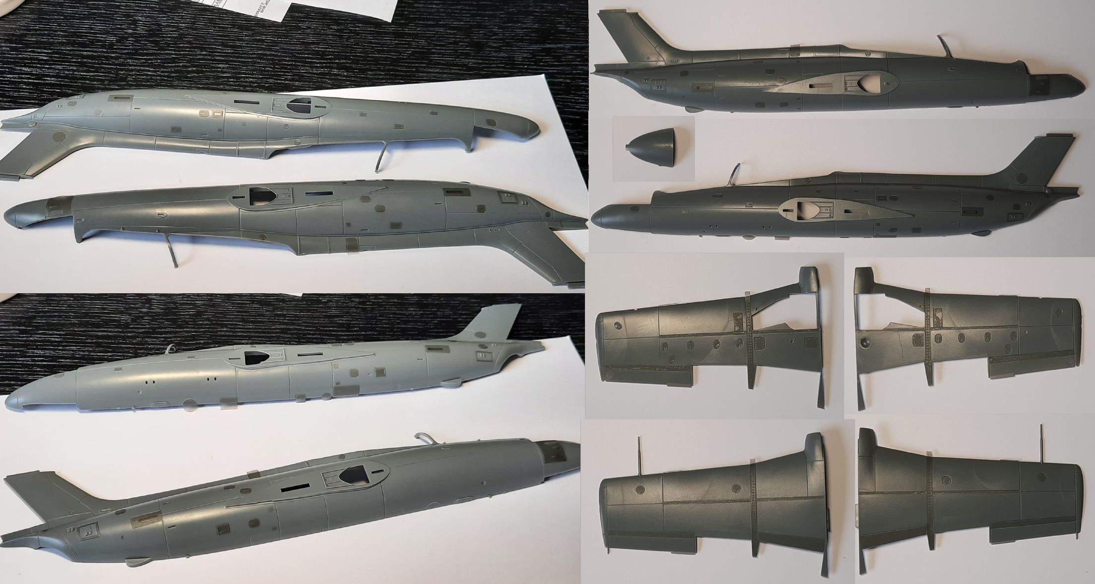 14008 1/48 L-29 Delfín masky na krytky (pro AMK/Eduard)