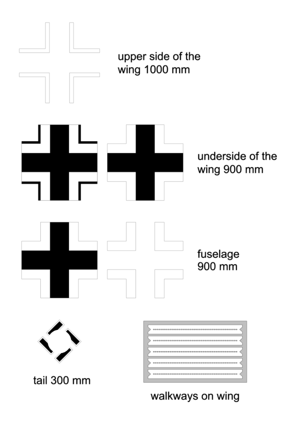25002 1/35 Fw Bf 109G-6 masks for crosses and walkways