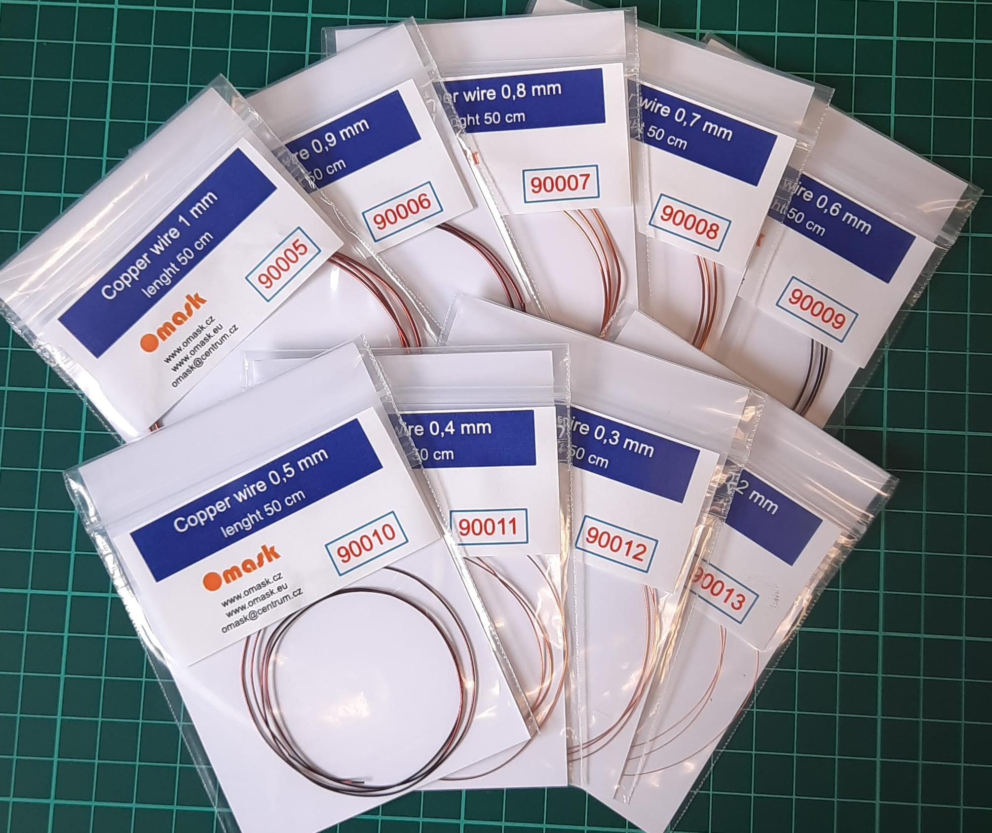 90013 Copper wire 0,2 mm (lenght 50 cm)