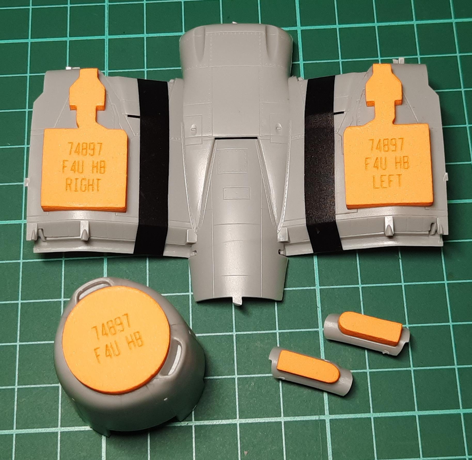 74897 1/48 F4U Corsair wheel bay plugs (for Hobby Boss)