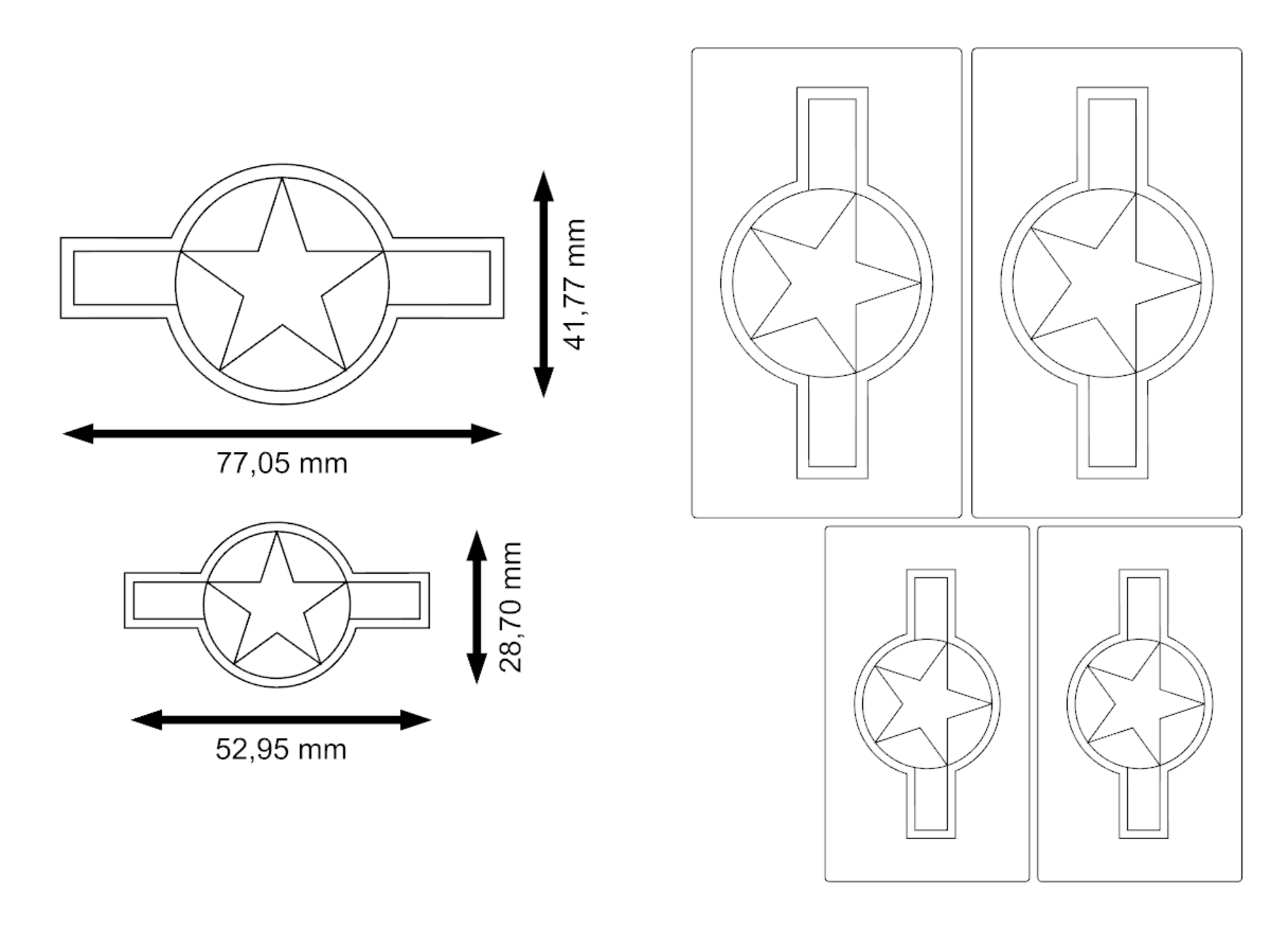 24045 1/48 B-17F US insignias part 1