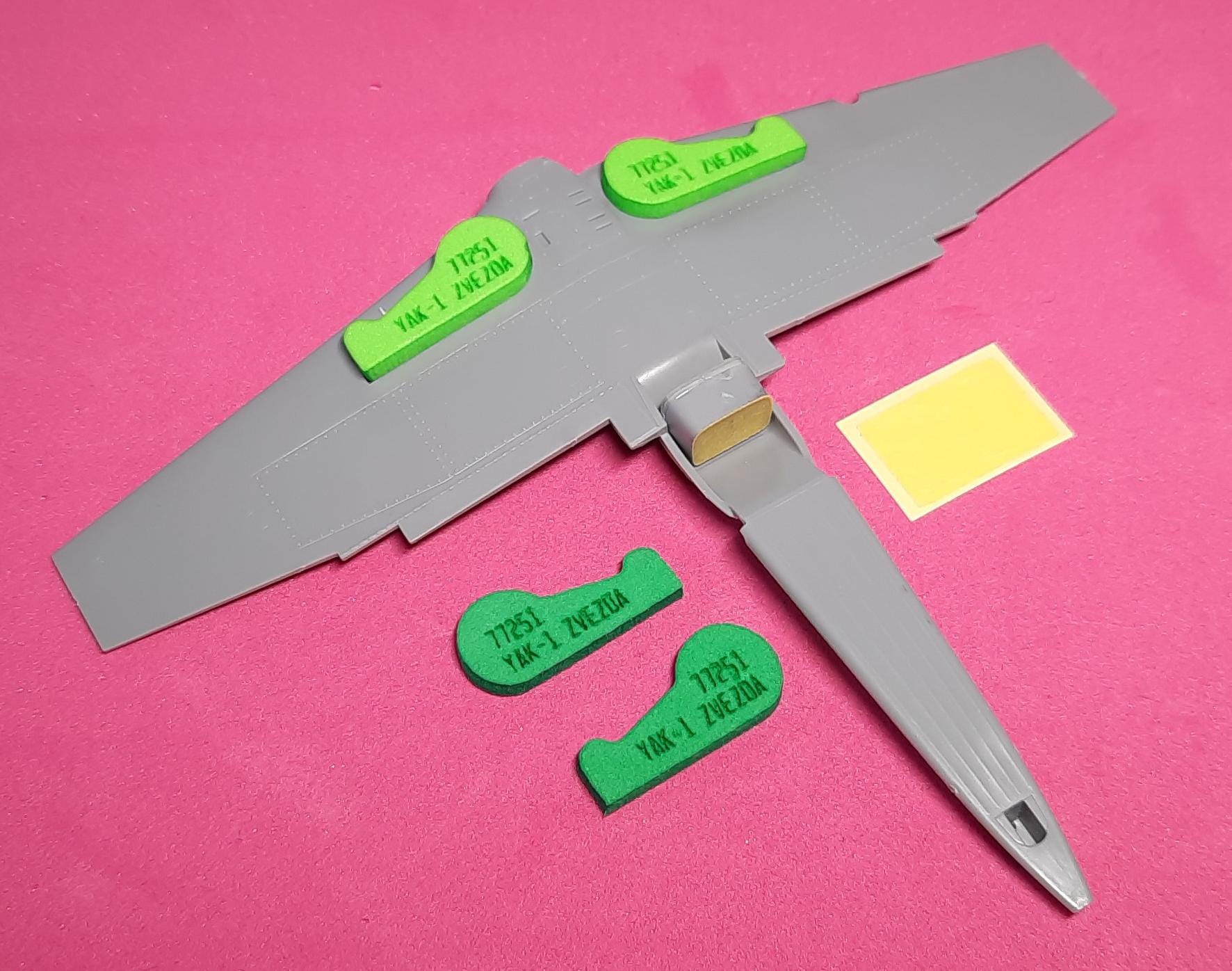 77251 1/72 Jak-1 (Yak-1) wheel bay plugs (for Zvezda)