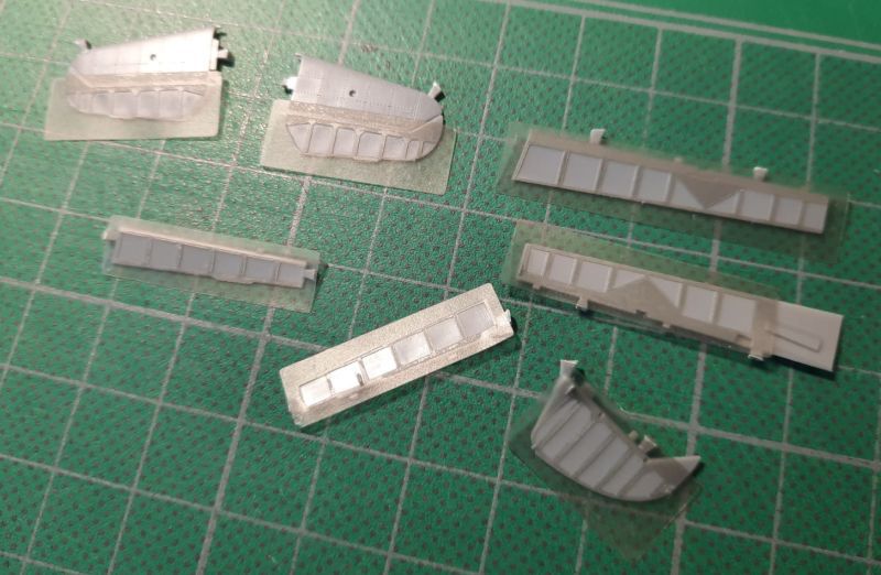 67001 1/72 Bf 109 E masky na ovládací plochy (pro SH)
