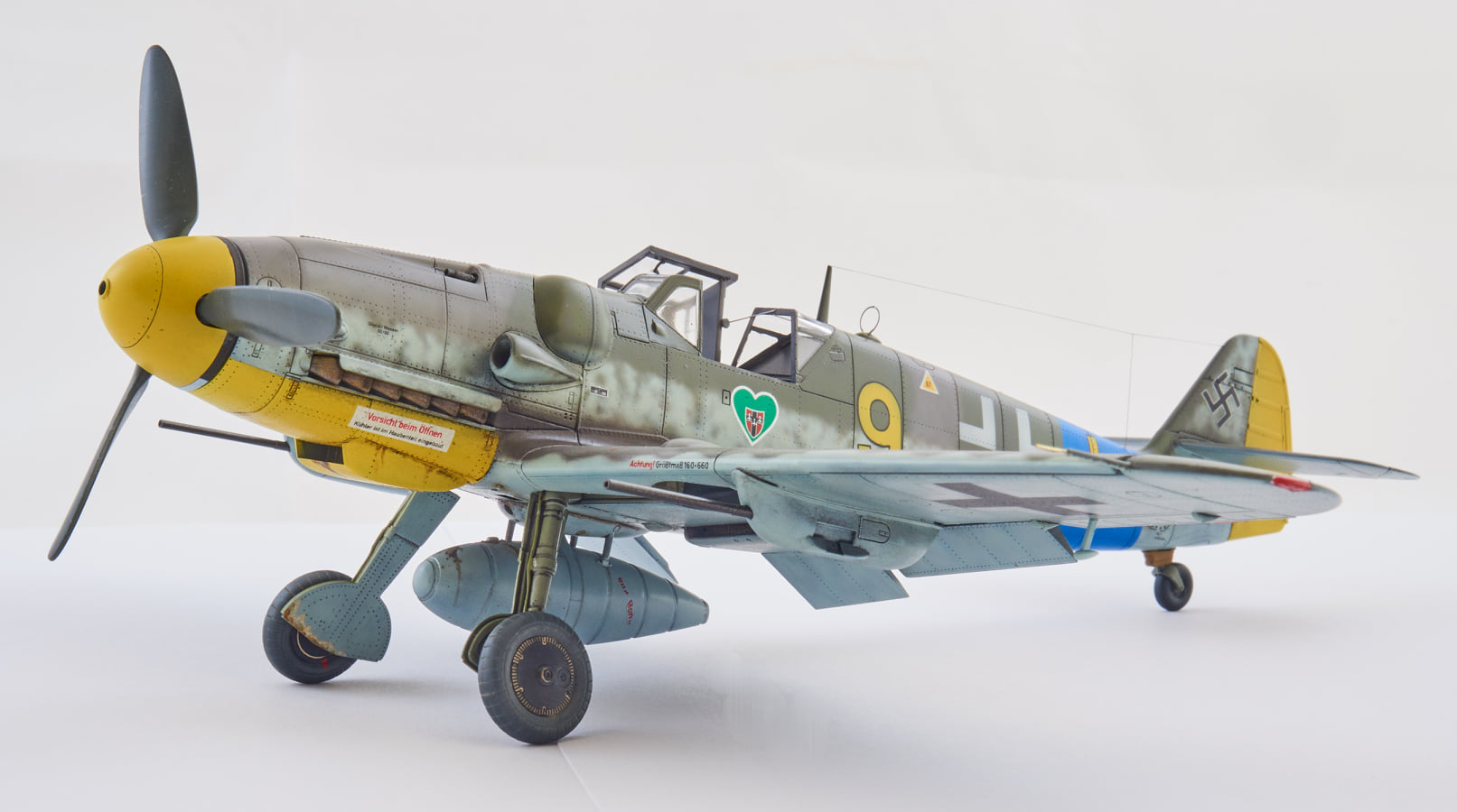 34027 1/48 JBf 109G-6 (yellow 9) for Eduard 11119 marking J