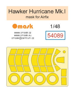 54089 1/48 Hawker Hurricane Mk.I mask (for Airfix)