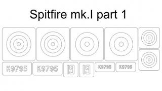 34013 1/48 Spitfire Mk.I part 1 (pro Eduard 11143 kamo A)