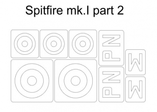 34014 1/48 Spitfire Mk.I part 2 (pro Eduard 11143 kamo B)