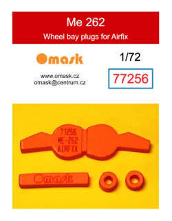 77256 1/72 Me 262 wheel bay plugs (for Airfix)