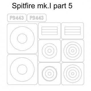 34017 1/48 Spitfire Mk.I part 5 (pro Eduard 11143 kamo F)