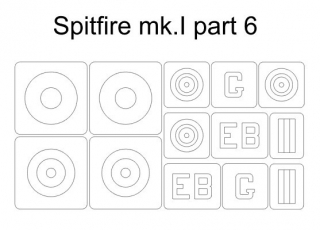 34018 1/48 Spitfire Mk.I part 6 (pro Eduard 11143 kamo H)