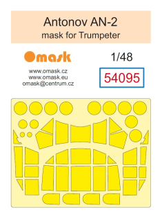 54095 1/48 Antonov AN-2 mask (for Trumpeter)