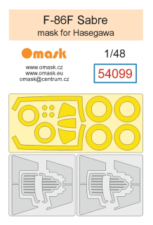 54099 1/48 F-86F Sabre mask (for Hasegawa)