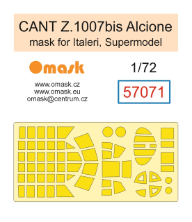 57071 1/72 CANT Z.1007bis Alcione mask (for Italeri, Supermodel)