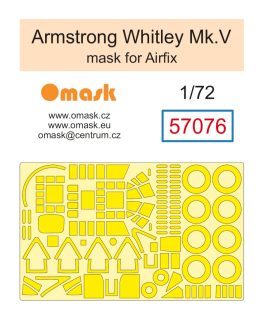 57076 1/72 Armstrong Whitley Mk.V mask (for Airfix)