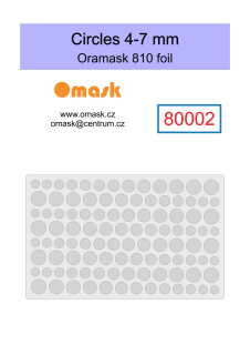 80002 Masky koleček 4-7 mm (Oramask)