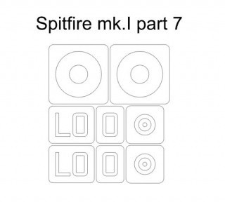 34019 1/48 Spitfire Mk.I part 7 (pro Eduard 11143 kamo D)