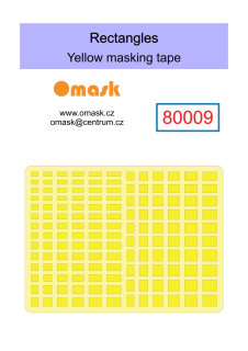 80009 Masky obdélníčků 2-5mm (kabuki)