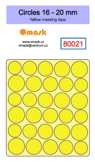 80021 Kolečka 16 - 20 mm (Kabuki)