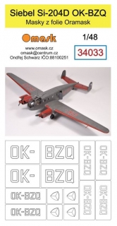 34033 1/48 Siebel Si-204D OK-BZQ