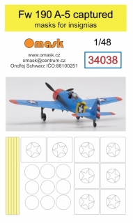 34038 1/48 Fw 190 A-5 Captured