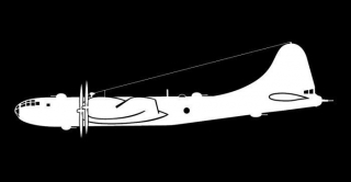 nálepka B-29 (21cm bílá)