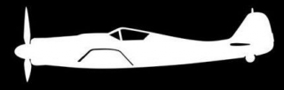 nálepka Fw 190 D (15cm bílá)