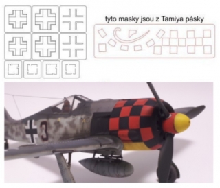 34008 1/48 Fw 190 A-6 checker nose (pro Eduard)