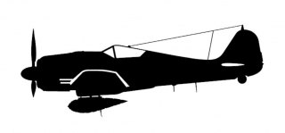 nálepka Fw 190A-8 (15cm černá)