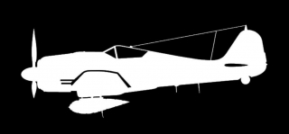 nálepka Fw 190A-8 (15cm bílá)