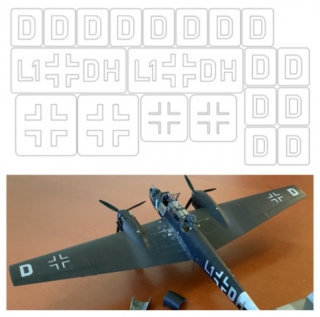 34010 1/48 Bf 110 C (pro Eduard 8201, marking E)
