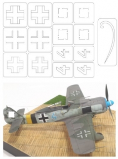 34011 1/48 Fw 190 A-8 (pro Eduard 82147, marking B)
