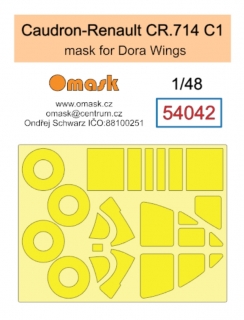 54042 1/48 Caudron-Renault CR.714 mask C1 (for Dora Wings)