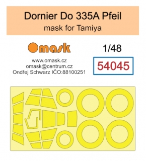 54045 1/48 Dornier Do 335A Pfeil mask (for Tamiya)