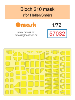 57032 1/72 Bloch 210 mask (for Heller/Směr)