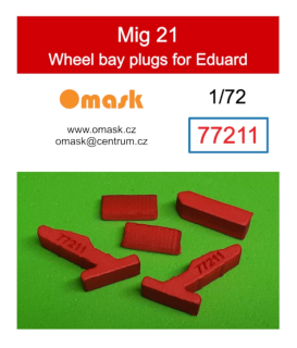 77211 1/72 Mig 21 wheel bay plugs (for Eduard)