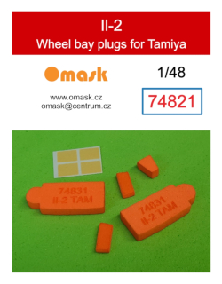 74821 1/48 Il-2 wheel bay plugs (for Tamiya)