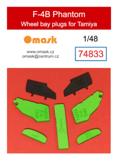 74833 1/48 F-4B Phantom wheel bay plugs (for Tamiya)
