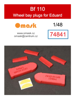74841 1/48 Bf 110 wheel bay plugs (for Eduard)
