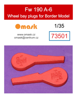 73501 1/35 Fw 190 A-6 wheel bay plugs (for Border Model)