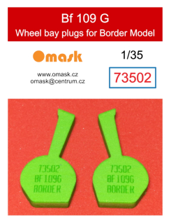 73502 1/35 Bf 109 G wheel bay plugs (for Border Model)