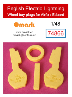 74866 1/48 English Electric Lightning wheel bay plugs (for Airfix/Eduard)