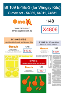 X4806 1/48 Bf 109 E-1/E-3 O-max set (for Wingsy Kits)
