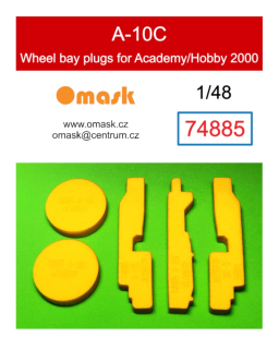 74885 1/48 A-10C wheel bay plugs (for Academy/Hobby 2000)