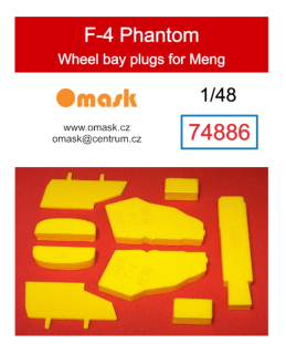 74886 1/48 F-4 Phantom wheel bay plugs (for Meng)