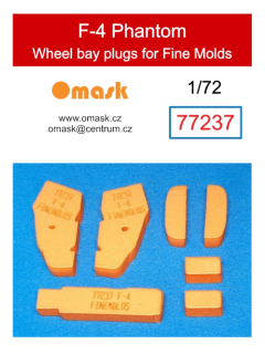 77237 1/72 F-4 Phantom wheel bay plugs (for Finemolds)