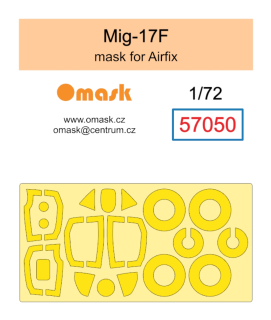 57050 1/72 Mig-17F mask (for Airfix)