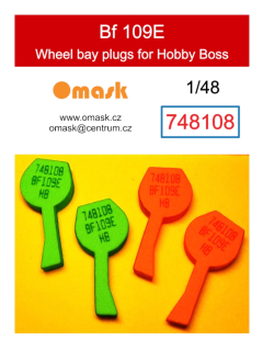 748108 1/48 Bf 109E wheel bay plugs (for Hobby Boss)