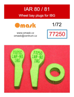 77250 1/72 IAR 80 / 81 wheel bay plugs (for IBG)